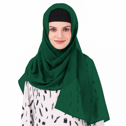 Long Hijab in Breathable Soft Laser Georgette