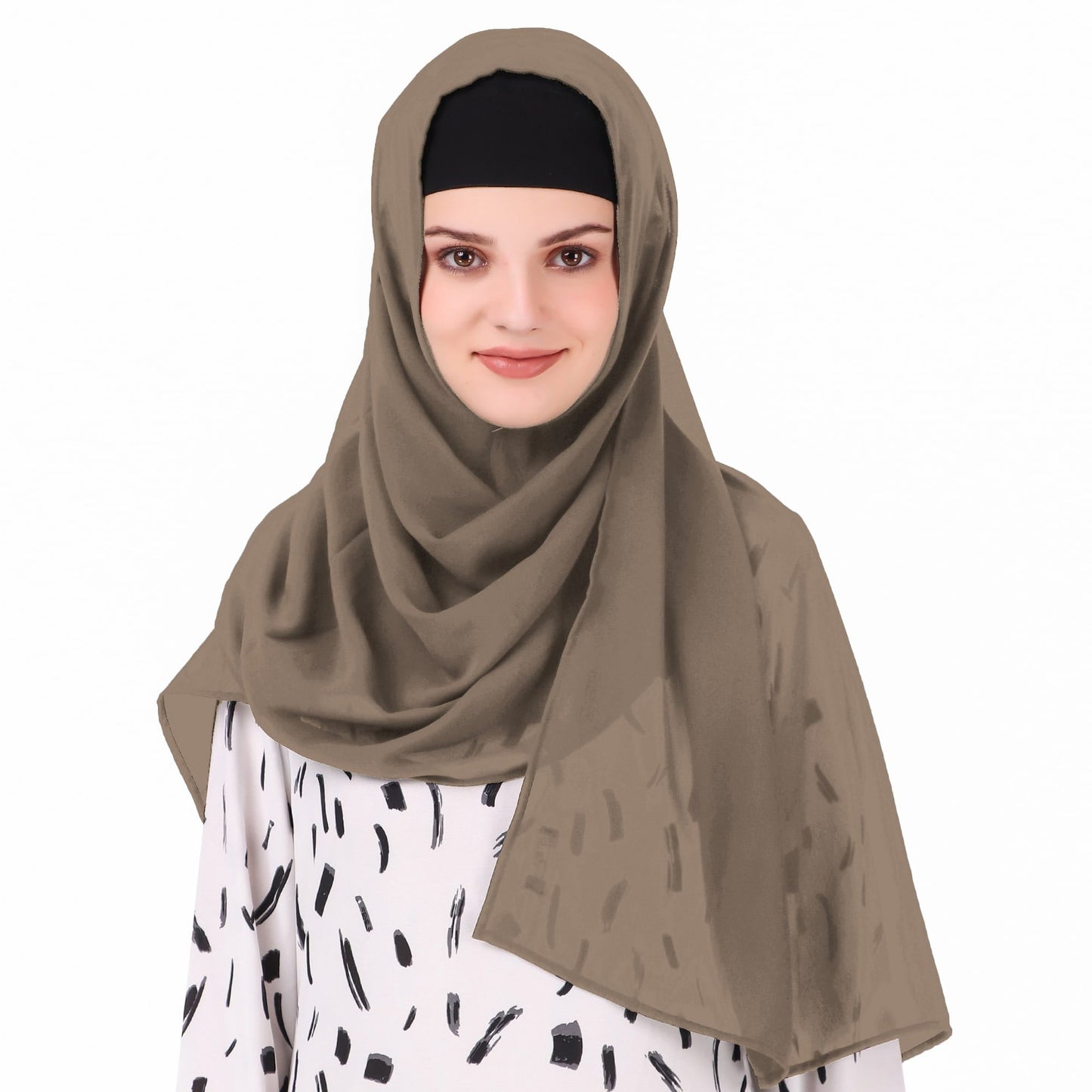 Long Hijab in Breathable Soft Laser Georgette