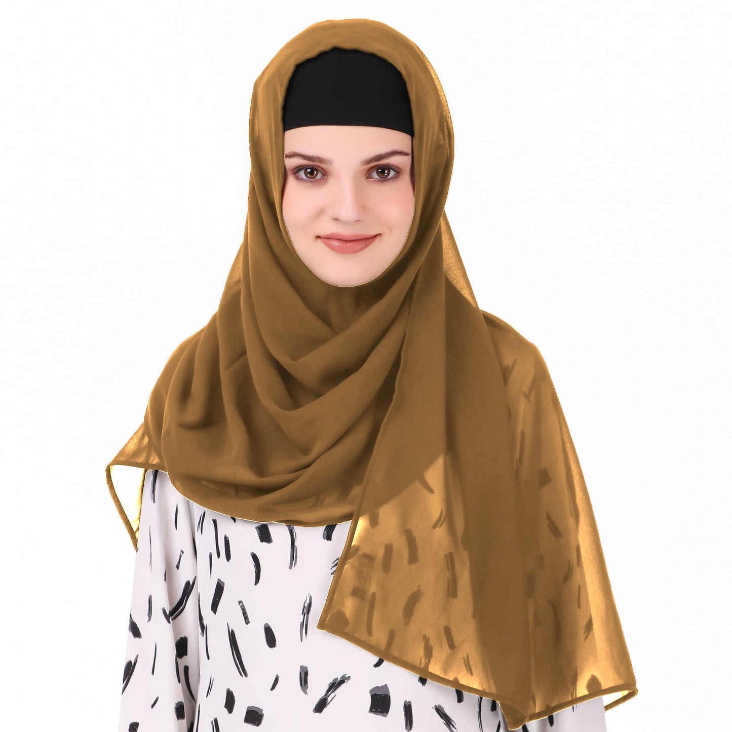 Long Hijab in Breathable Soft Laser Georgette