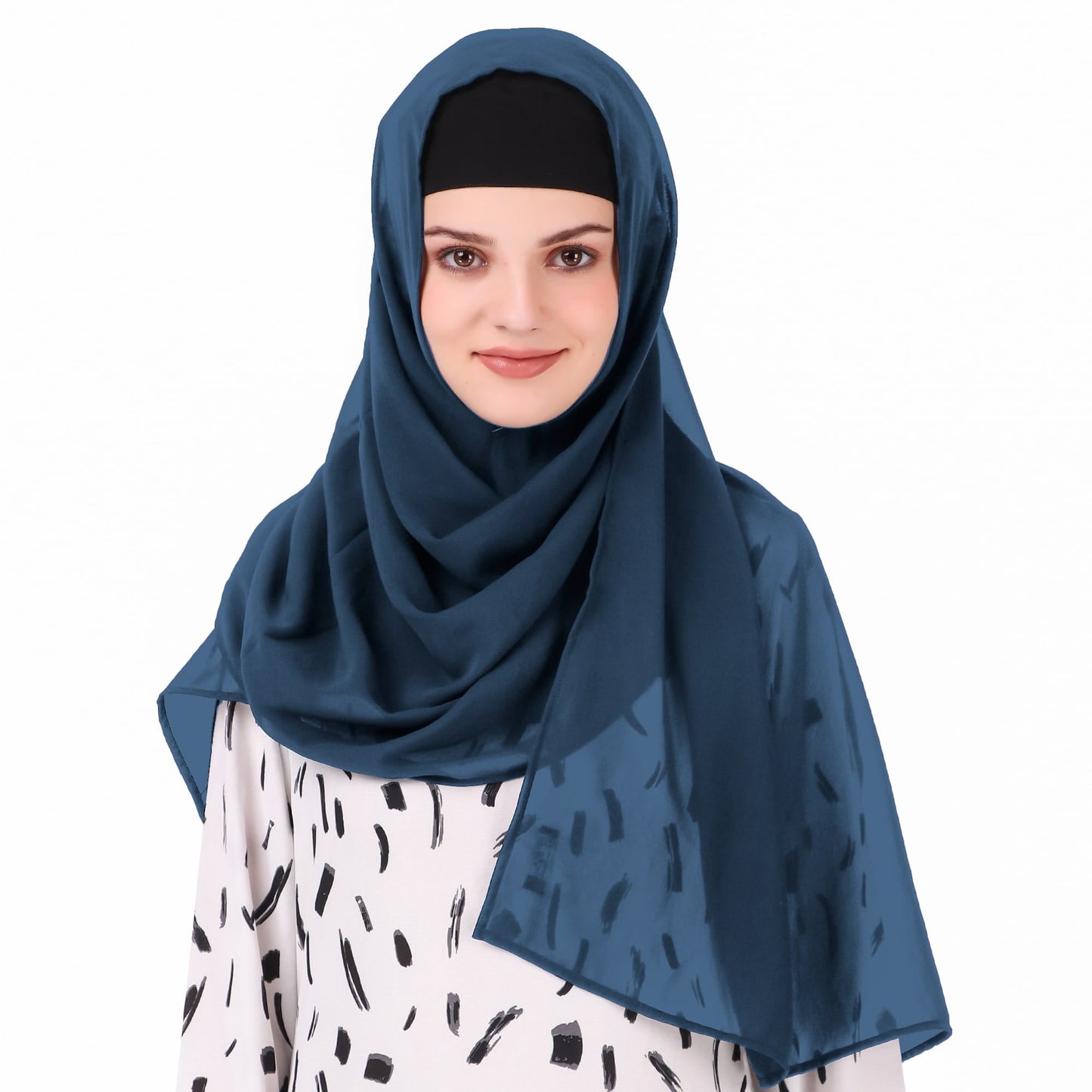 Long Hijab in Breathable Soft Laser Georgette