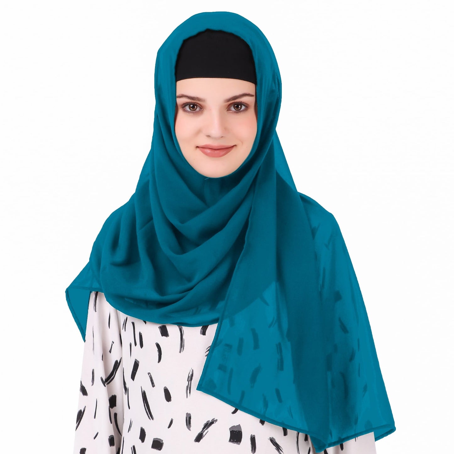 Long Hijab in Breathable Soft Laser Georgette