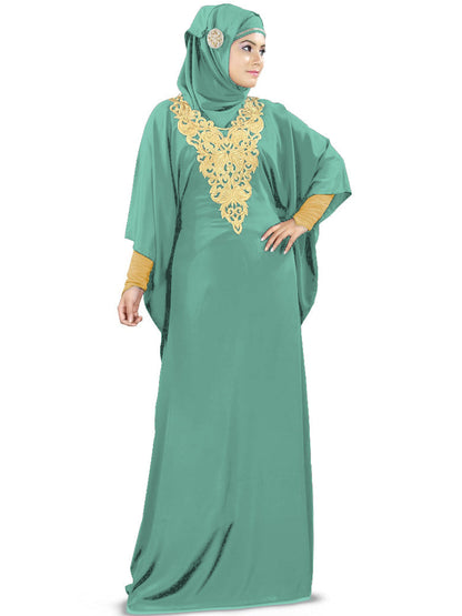 Nelam Gold Embroidered Kaftan