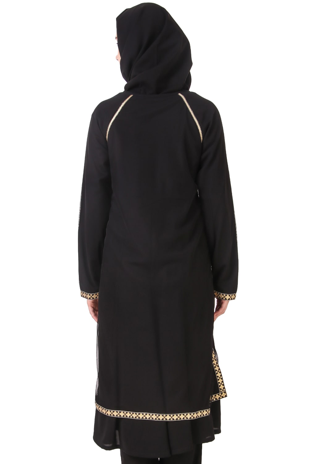 Najdah Black Nida & Net Umbrella Tunic