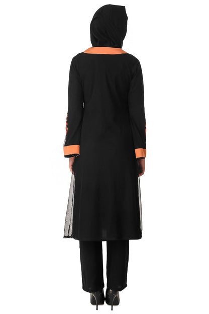 Azka Black Net & Nida Salwar Kameez