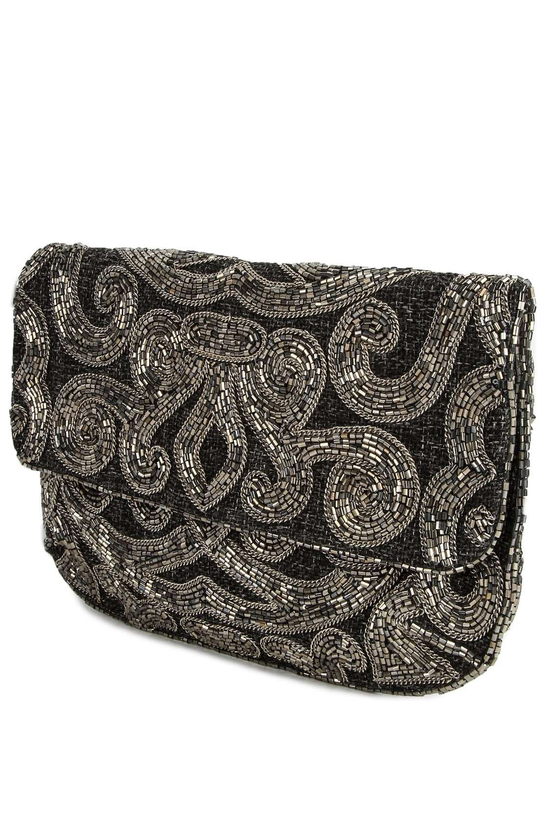 Grace Pewter Wedding Handbag