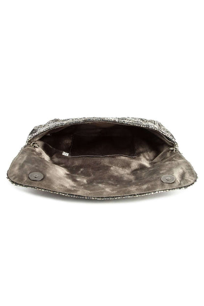 Grace Pewter Wedding Handbag