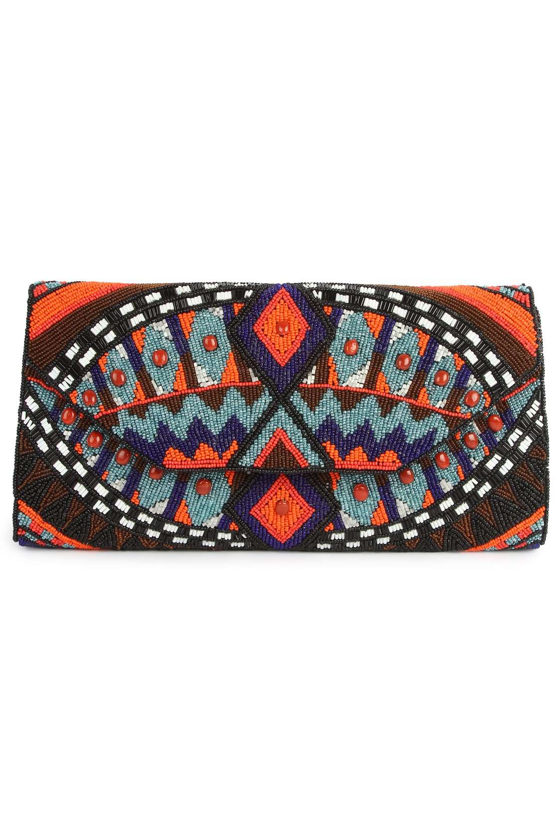Alyssa Multi Colour Clutch Bag