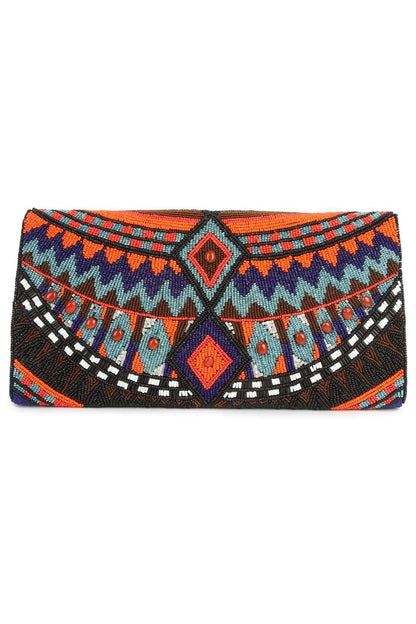 Alyssa Multi Colour Clutch Bag