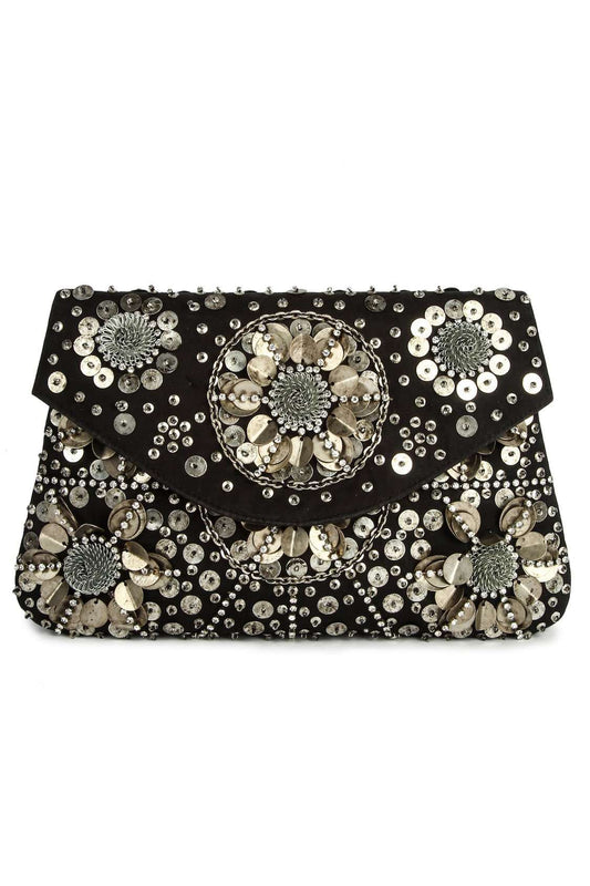 Zoey Black Bridal Handbag