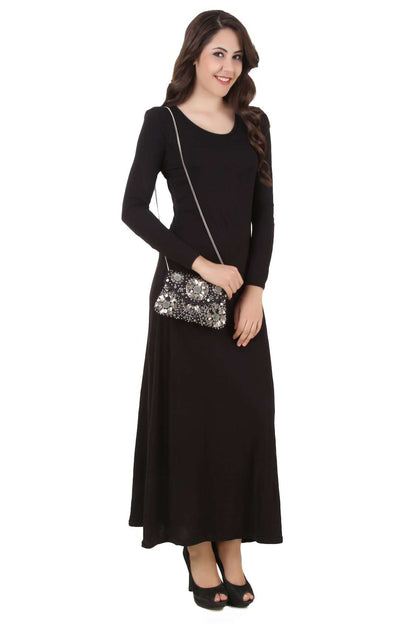 Zoey Black Bridal Handbag