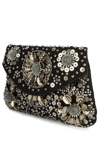 Zoey Black Bridal Handbag