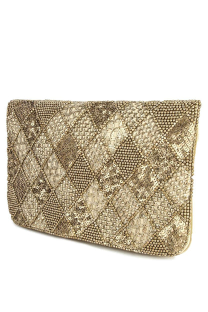 Sofia Cream Party Handbag