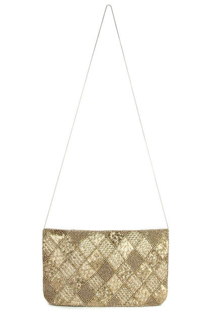 Sofia Cream Party Handbag