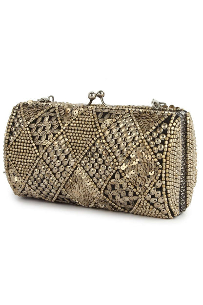 Savannah Silver Party Box Bag