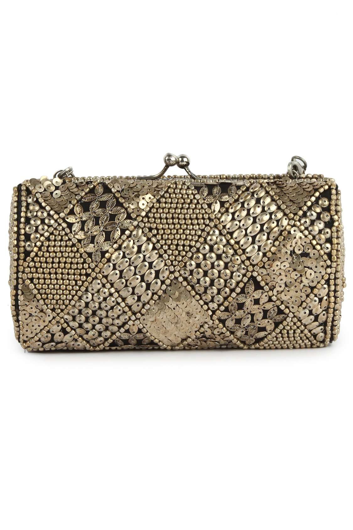 Savannah Silver Party Box Bag
