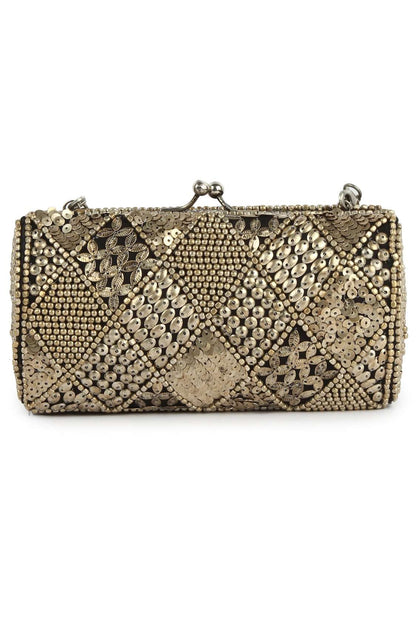 Savannah Silver Party Box Bag