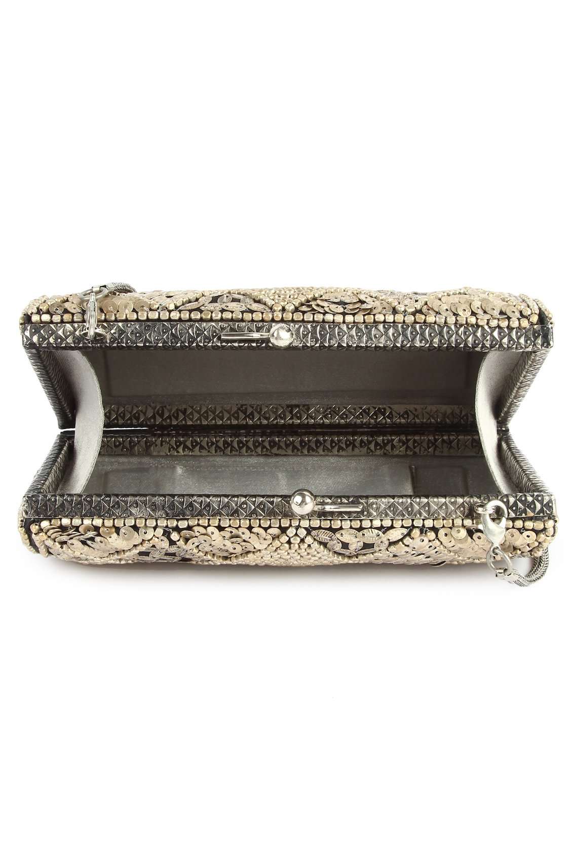 Savannah Silver Party Box Bag