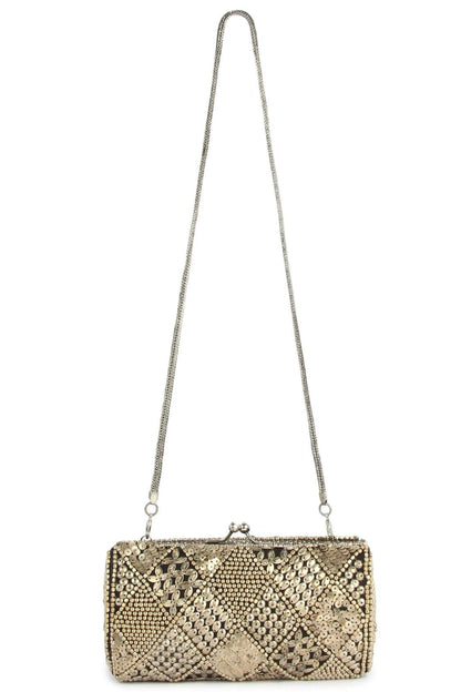 Savannah Silver Party Box Bag