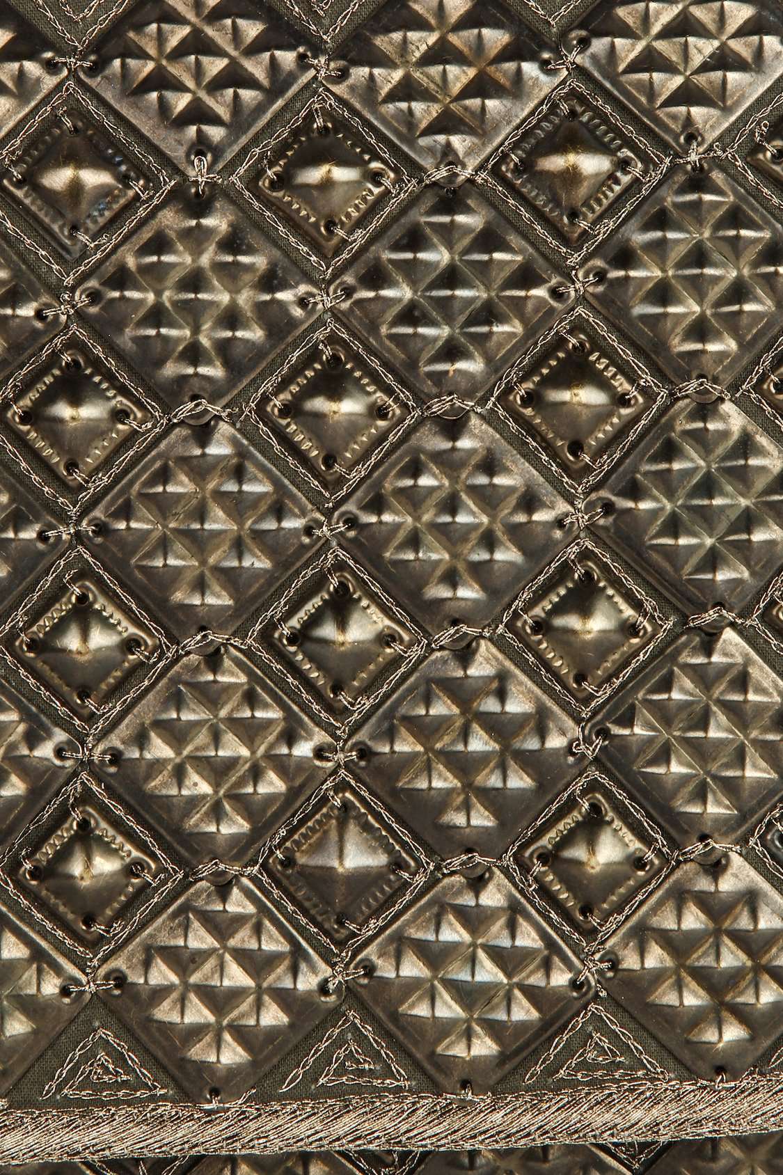 Natalie Antique Silver Clutch Bag