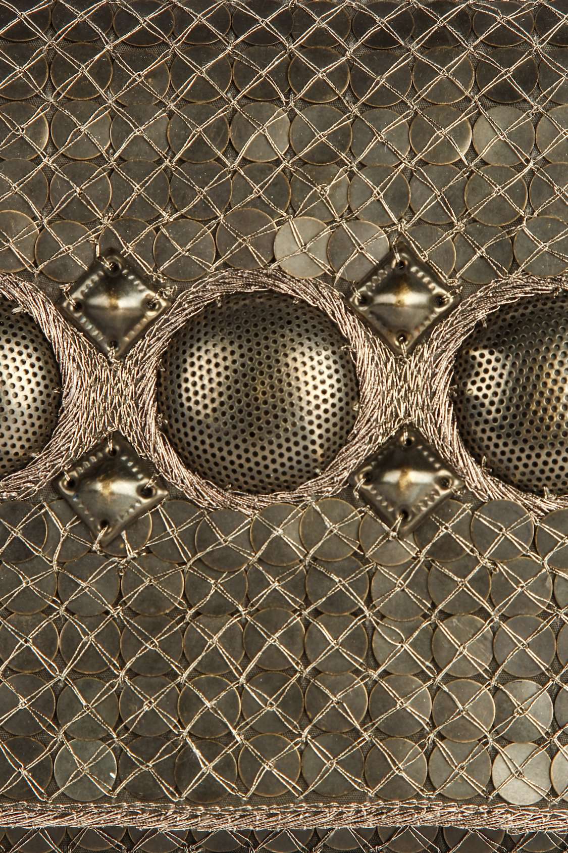Chloe Antique Silver Clutch Bag