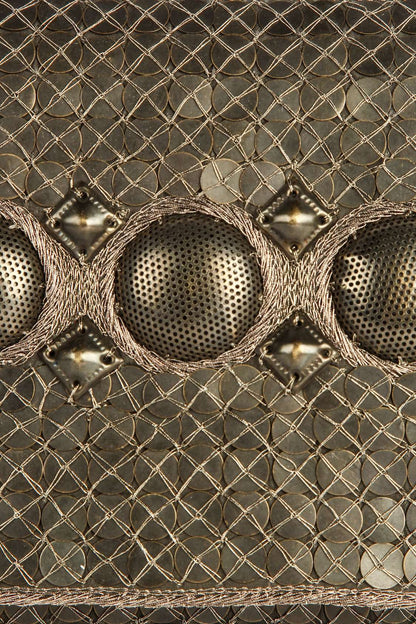 Chloe Antique Silver Clutch Bag