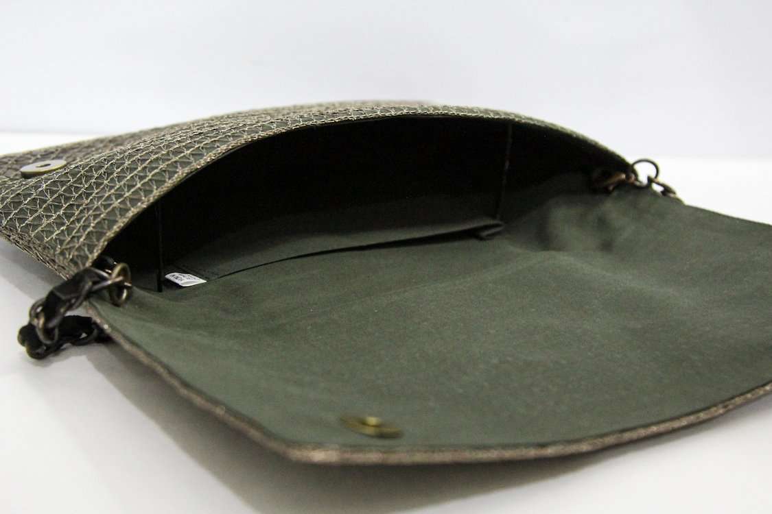 Chloe Antique Silver Clutch Bag