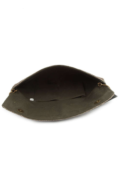 Anna Antique Silver Clutch Bag