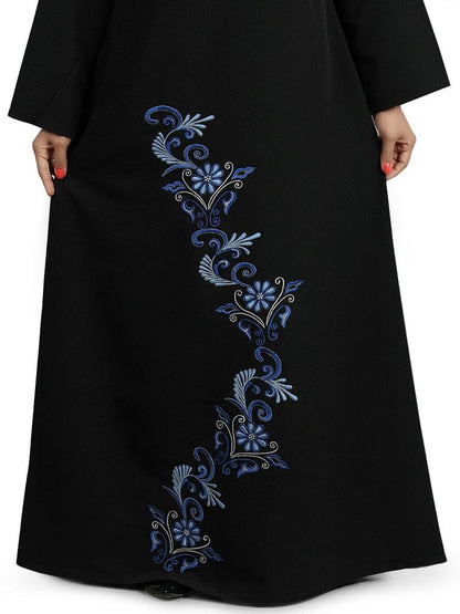 Aatifa Abaya Embroidery 2