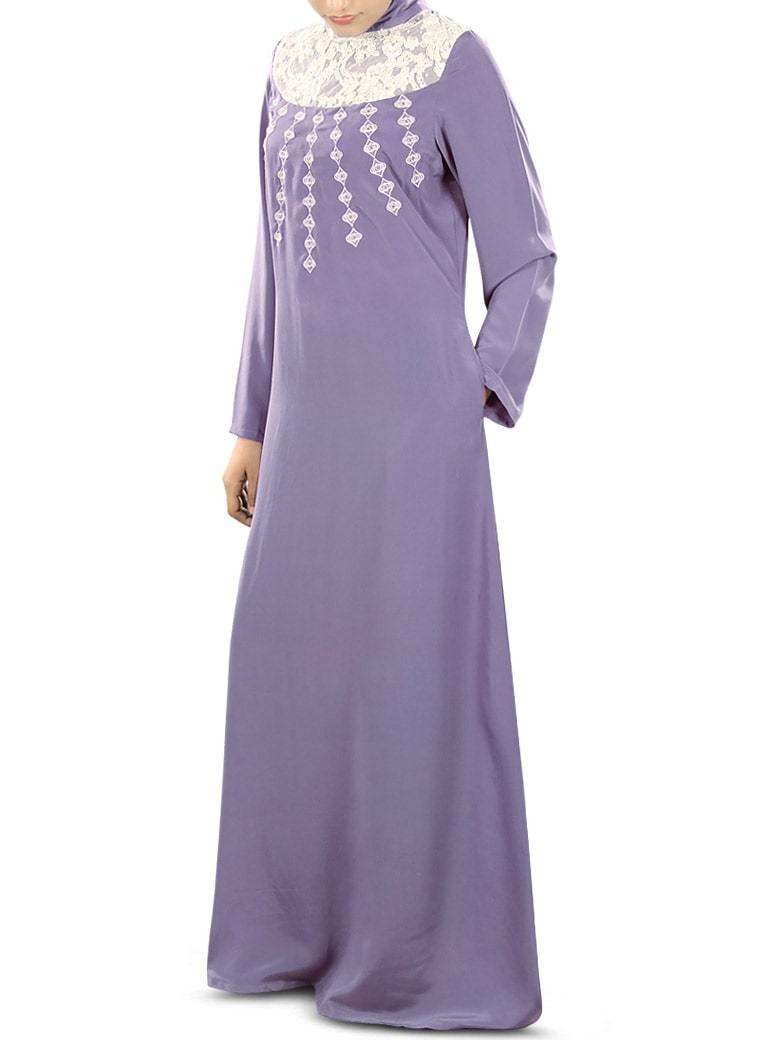 Ameenah Abaya Front Design