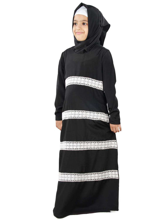 Fara Black Nida Kid's Abaya