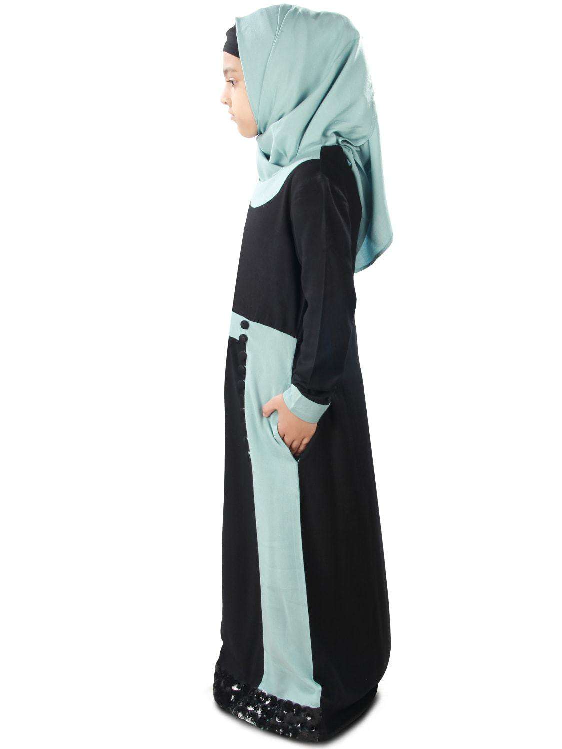 Sameen Kid's Abaya Side