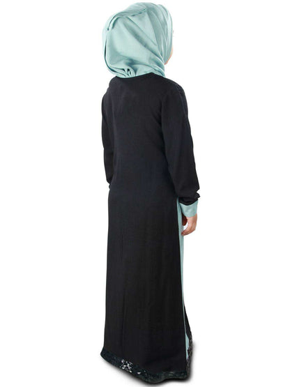 Sameen Kid's Abaya Back