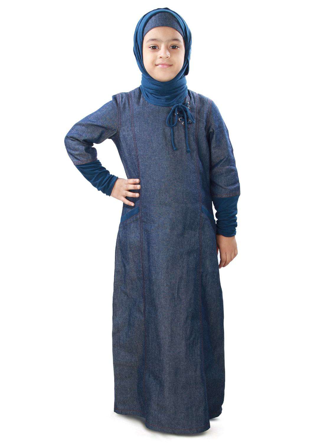 Maira Denim Kid's Abaya