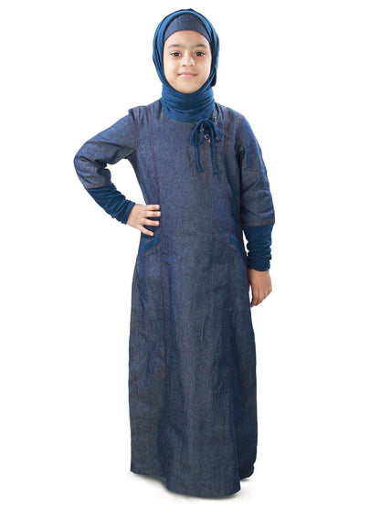 Maira Denim Kid's Abaya