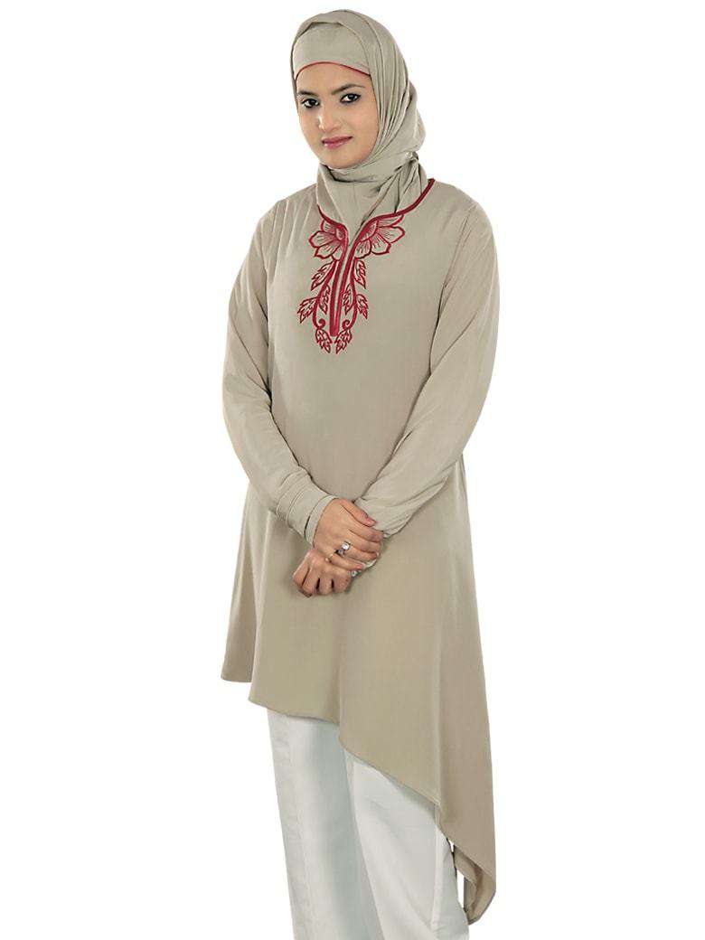 Tisha Warm Grey Tunic