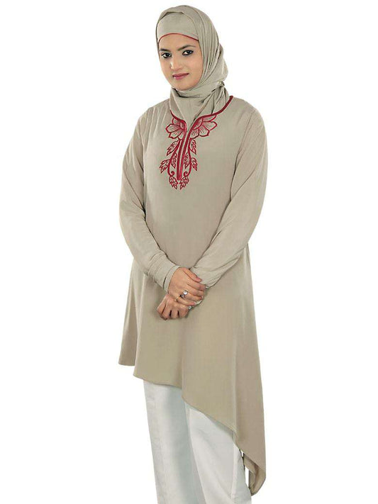 Tisha Warm Grey Tunic