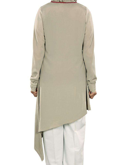 Tisha Warm Grey Tunic