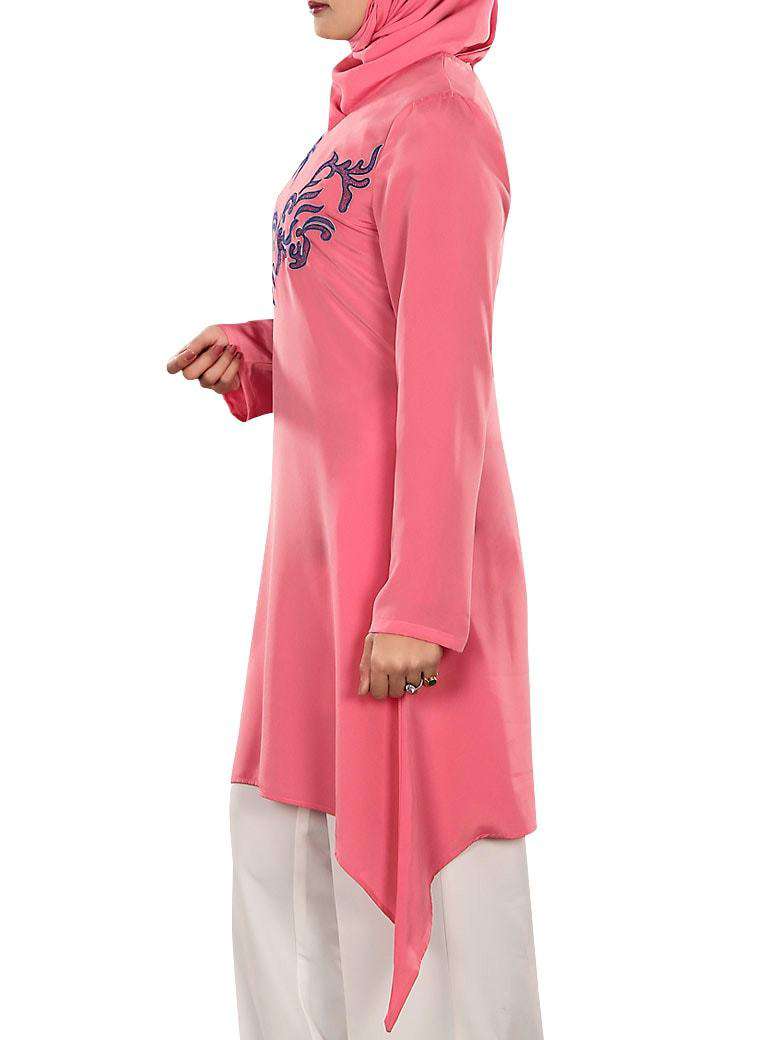 Zulfa Rose Pink Tunic